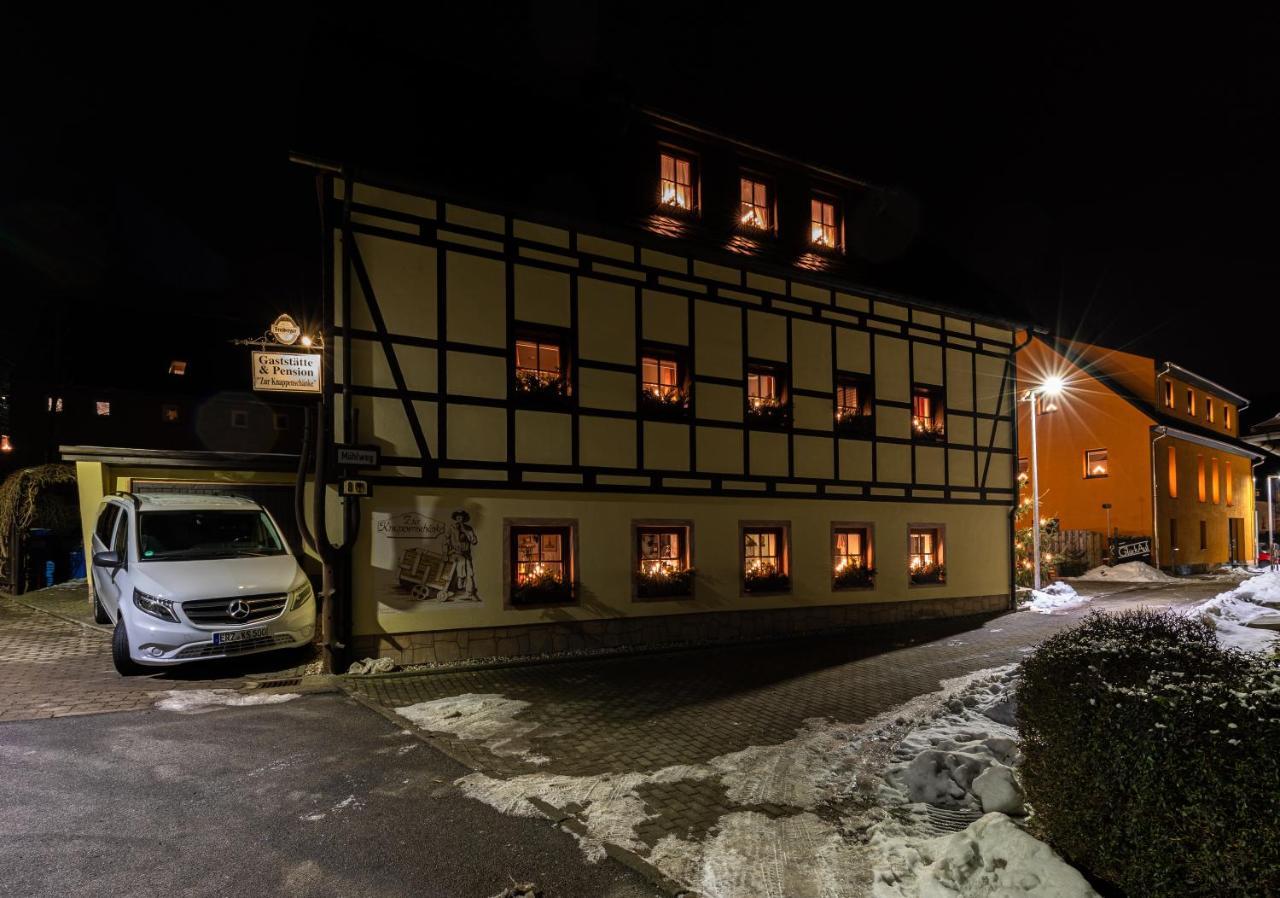 Pension Und Gaststaette Zur Knappenschaenke Thermalbad Wiesenbad Exteriér fotografie